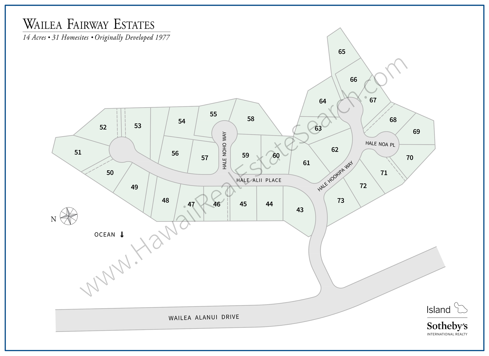 Wailea Fairway Estates Map